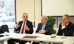 Harmancı AB'nin Özel Kıbrıs Temsilcisi Hahn ve Lefkoşa Rum Belediye Başkanı Prountzos ile görüştü