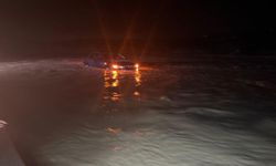 Lefkoşa hastane çemberi su altında kaldı, Serhatköy deresi taştı