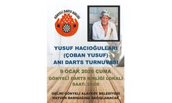 Yusuf Hacıoğulları, darts turnuvasıyla anılacak