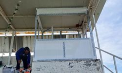 Mustafa Hidayet Çağlar Stadı basın odasına kavuştu