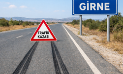 Girne’de trafik kazası