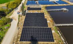 Haspolat Arıtma Tesisi’ne güneş enerji sistemi kurma çalışmaları sürüyor