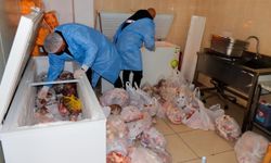 Gazimağusa’da 800 kilo kaçak et ele geçirildi