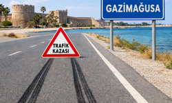 Gazimağusa'da alkollü sürücü kazaya neden oldu