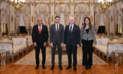 KKTC İstanbul Başkonsolosu Mendeli ve Başkan Amcaoğlu’ndan Vali Gül’e Ziyaret