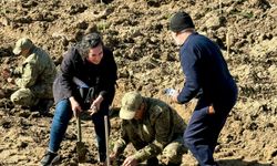 Gülseren Kışlası’nda 1500 fidan dikildi