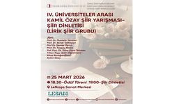 Üniversiteler Arası Kâmil Özay Şiir Yarışması dördüncü kez yapılıyor