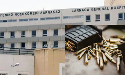 Larnaka Hastanesi kadınlar tuvaletinde askeri silah mermisi bulundu