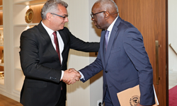 Cumhurbaşkanı Tufan Erhürman, Diagne’yi kabul etti