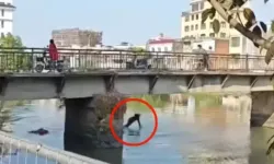 Karısıyla tartışırken çocuğunu köprüden attı