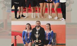 Lefkoşa Cimnastik Kulübü sporcuları kürsüyü boş bırakmadı