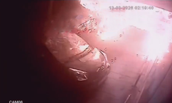 Spor salonu önünde patlayan bomba maddi hasara yol açtı