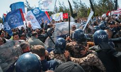 Halk ile polis karşı karşıya kaldı