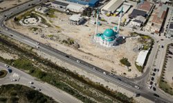 Gazimağusa Belediyesi, Büyük Sanayi Bölgesi girişindeki trafik düzenlemesini bitirdi