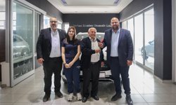 CTP Piyangosu’nun talihlisi Mercedes aracı teslim aldı