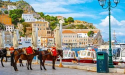 Hiçbir motorlu taşıtın olmadığı ada