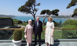 Erdoğan, Belçika Kraliçesi Mathilde ile görüştü