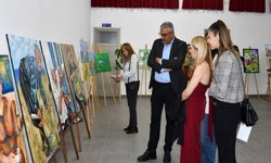 Mesarya’da "Adadan Esintiler" sergisi ziyarete açıldı
