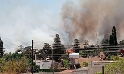 Büyükkonuk'ta korkutan yangın