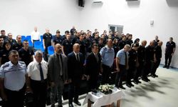 Yangınla mücadele eğitimi alan Merkezi Cezaevi personeline sertifikaları verildi