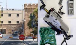 Rum merkezi cezaevine dronile uyuşturucu madde atılmaya çalışıldı
