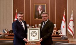 Erhürman, Türkiye İçişleri Bakanı Çiftçi’yi kabul etti