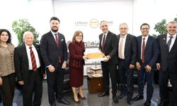 Gaziantep Büyükşehir Belediyesi heyeti LTB’yi ziyaret etti