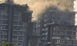 İskele'de çok katlı apartmanda korkutan yangın