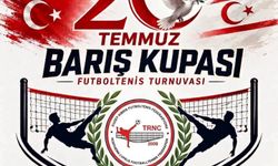 20 Temmuz Barış Kupası Futboltenisi Turnuvası 20 Temmuz’da yapılacak