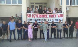 GÜÇ-SEN, Gazimağusa Limanı’nda iki saatlik uyarı grevi yaptı