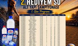 Plaj Voleybolunda heyecan Hediyem Su turnuvasıyla sürüyor