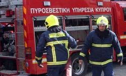 Larnaka’da yangın