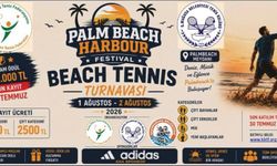 Palm Beach plajında, Plaj Tenisi Turnuvası heyecanı