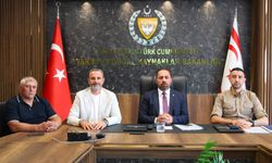 Bakan Çavuş, KKTC Avcılık Federasyonu heyetini kabul etti