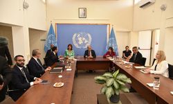 Guterres, Erhürman ve Hristodulidis’in bir araya geldiği üçlü görüşme başladı
