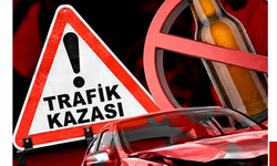 Alkollü sürücü kazaya sebep oldu
