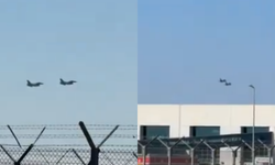 Larnaka bölgesi üzerinde uçan Yunan F-16'lar endişeye neden oldu