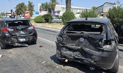 Lefkoşa'da zincirleme kaza: 4 yaralı