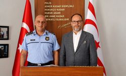 Sadıkoğlu İskele Polis Müdürü Erem'i ziyaret etti...