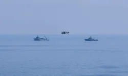 TCG Alemdar ile TCG Işın, 550 metre derinlikte robotik dalış ve taramalarını sürdürüyor