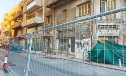 Limasol'da bir dairenin balkonu çöktü