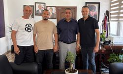Karaoğlanoğlu Spor Kulübü’nden Ersan Karataş’a ziyaret