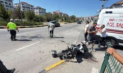 Girne’de araç ile motosiklet çarpıştı, bir kişi yaralandı