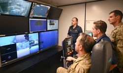 AA, Girne açıklarında batan gemiye ilişkin arama kurtarma çalışmalarını TCG Alemdar'da görüntüledi