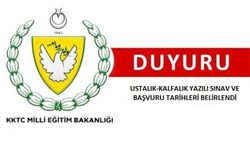 Ustalık ve Kalfalık Belgesi Yazılı Sınavları 30 Eylül’de yapılacak