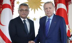 Cumhurbaşkanı Erhürman, TC Cumhurbaşkanı Erdoğan'la görüştü