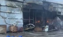 Alayköy Sanayi'de büyük depo yangını