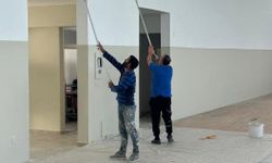 Antrenman salonu bakıma alındı