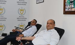 Milli Eğitim Bakanlığı personeli kan bağışında bulundu
