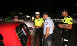 Polisten beş ilçede asayiş ve trafik denetimi